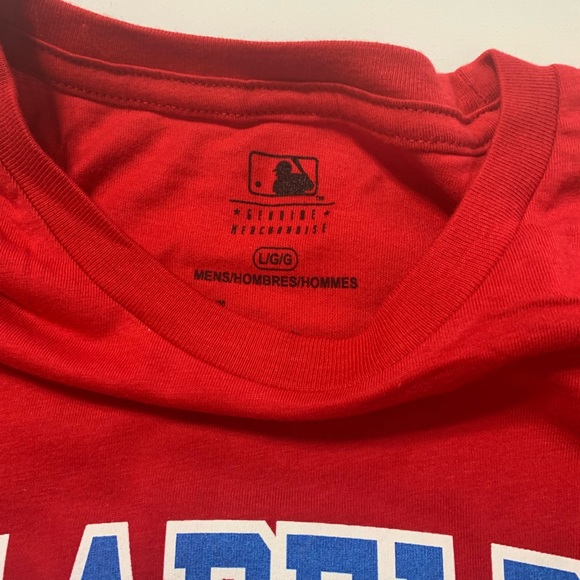 Red Philadelphia Phillies MLB Genuine Merchandise Unisex T-shirt - Picture 5 of 5